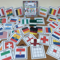 World Flags - Let's Use Cubes - PARENT PACK