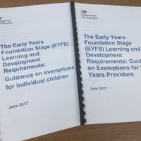 NEW! EYFS Development Requirments - Exemptions