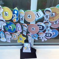 A-Z Washing Line - Space Theme