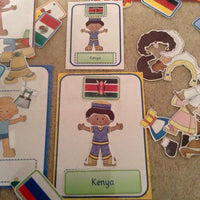 Multicultural - Let's Dress Children Around the World