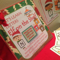 Elf on the Shelf - Let's Learn Letters