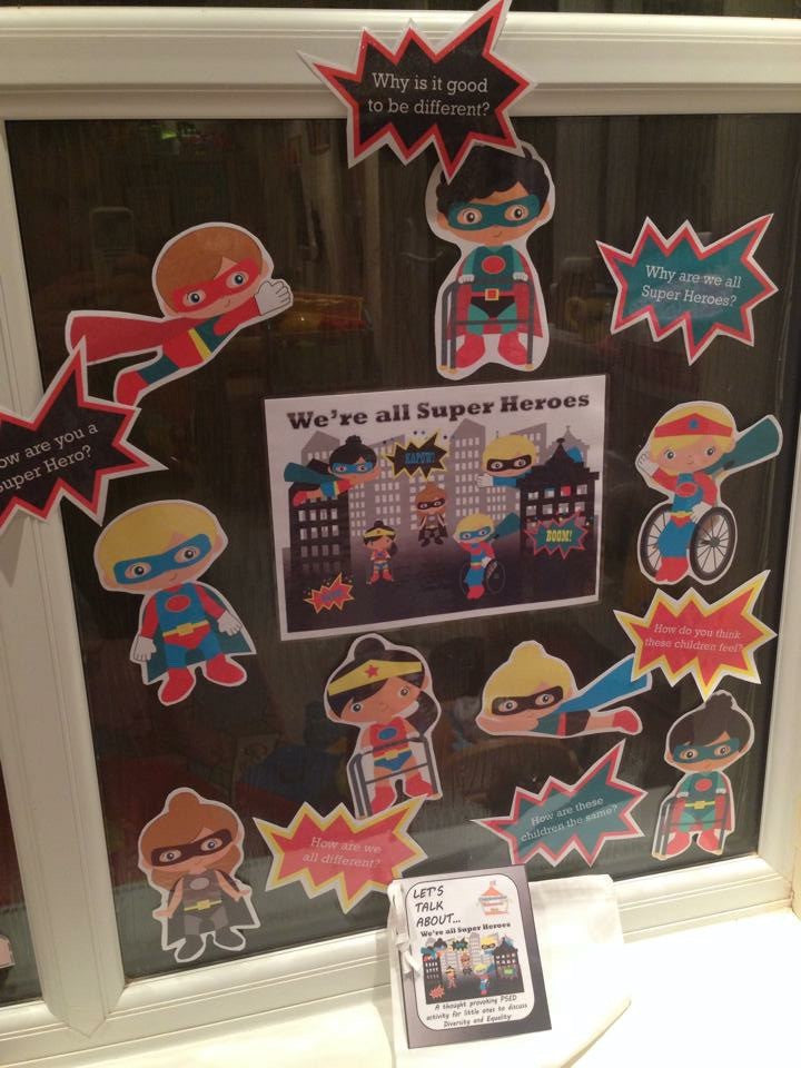 We're all Superheroes (disability) - Display