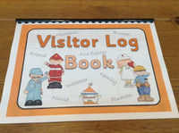 
              Visitors Log Book - Record
            