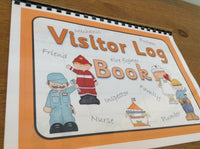 
              Visitors Log Book - Record
            
