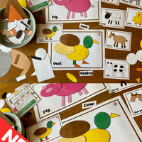 NEW 2D Shape - Farm Animals