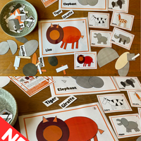 NEW 2D Shape - Safari Animals