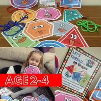 2D Shapes - Threading - PARENT PACK