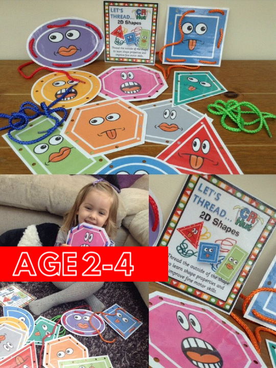 2D Shapes - Threading - PARENT PACK