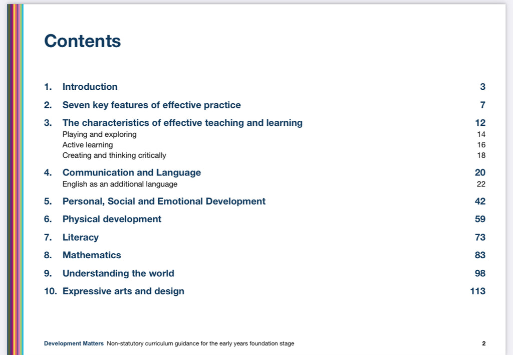 Updated Development Matters NEW - 2023 Development Matters| CR Hut