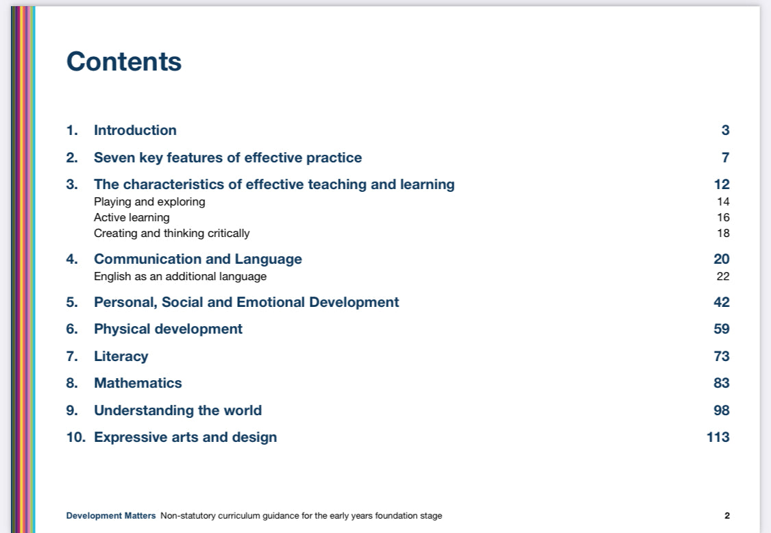 Development Matters Col NEW - 2023 Development Matters| CR Hut
