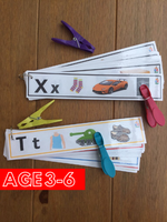 
              Peg Activity Fan - Initial Letters - PARENT PACK
            