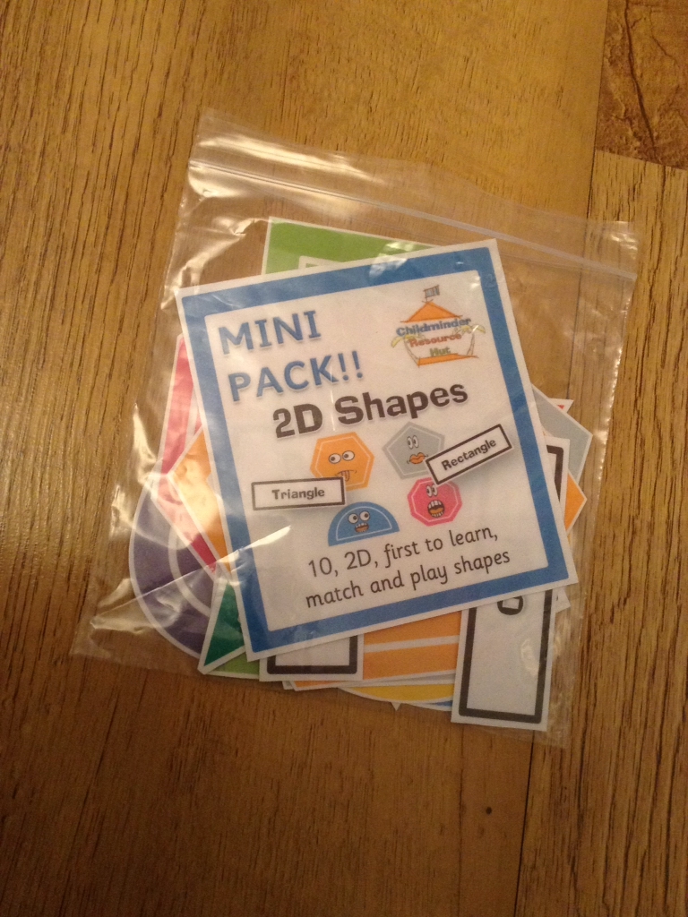 2D Shapes- Mini Pack