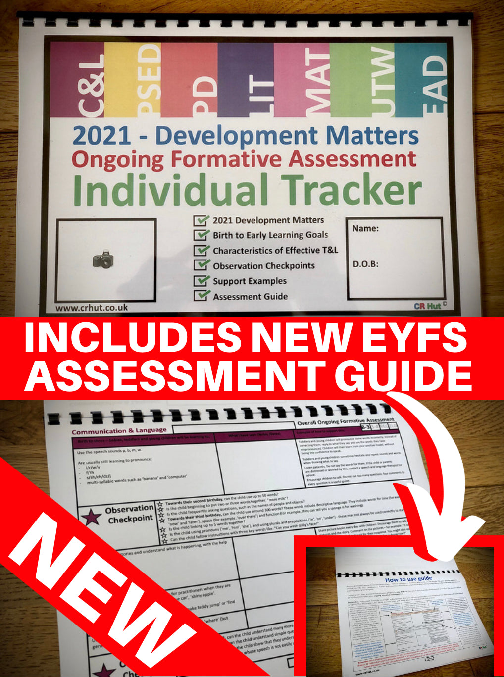 Eyfs Racker NEW EYFS Trackers - Development Matters| CR Hut
