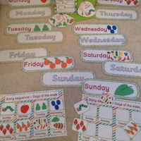 Hungry Caterpillar - Days of the Week