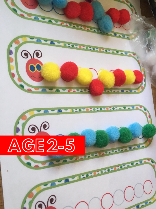 Hungry Caterpillar - Colour & Sequence - PARENT PACK