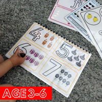 Learn Numbers Book - Series - HOMESCHOOL